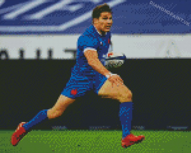 Antoine Dupont Rugby Player Diamond Painting