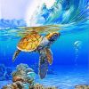 Baby Turtle Underwater Diamond Painting