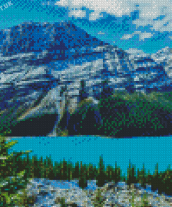 Banff National Park Peyto Lake Diamond Painting