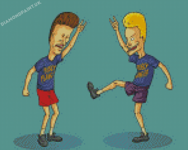 Beavis And Butt Head Dancing Diamond Painting