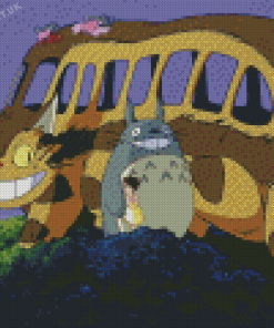 Catbus Totoro Studio Ghibli Diamond Painting