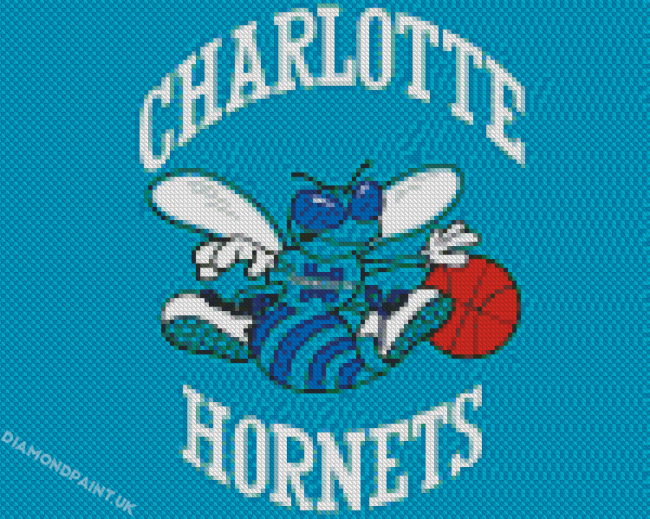 Charlotte Hornets Team Logo Art Diamond Painting