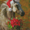 Christmas Horse Animal Diamond Painting