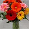 Colorful Mixed Daisies Vase Diamond Painting