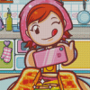 Cooking Mama Video Game Diamond Painting