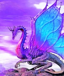Dragon The Dream Of Violet Princess Diamond Painting