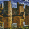 England Bodiam Castle Diamond painting
