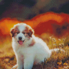Great Pyrenees Puppy Diamond Painting