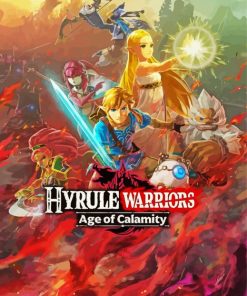 Hyrule Warriors Age Of Calamity Poster Diamond Painting