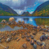 Jordan Pond National Park Diamond Painting