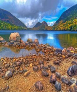 Jordan Pond National Park Diamond Painting