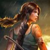 Lara Croft Warrior Diamond Painting