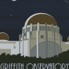 Los Angeles Griffith Observatory Poster Diamond Painting