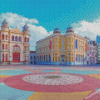 Marco Zero Square In Recife Diamond Painting