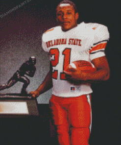 Oklahoma State Barry Sanders Diamond Painting