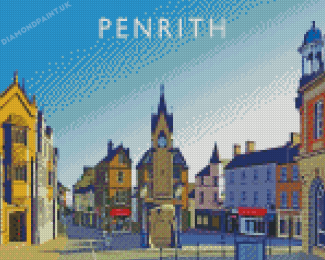 Penrith Town Poster Diamond Painting