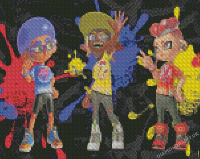 Splatoon Splatfest Diamond Painting