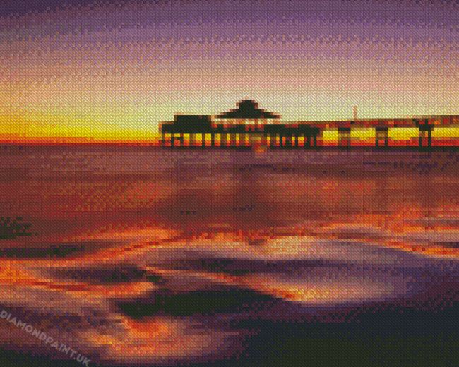 Sunset At Fort Myers Beach Diamond Painting