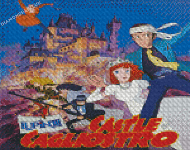 The Castle Of Cagliostro Poster Diamond Painting