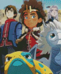 The Dragon Prince Animation Characters Diamond Painting