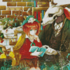 The Ancient Magus Bride Chise And Elias Diamond Painting