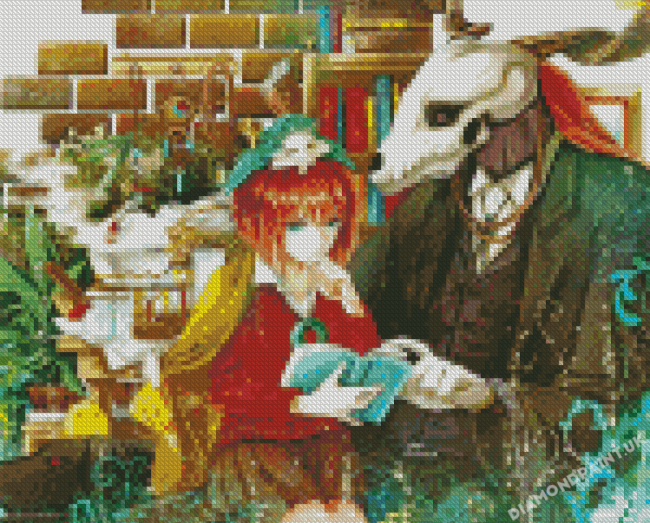The Ancient Magus Bride Chise And Elias Diamond Painting