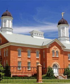 Vernal Utah Temple Diamond Painting