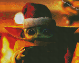 Yoda Christmas Diamond Painting