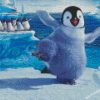 Aesthetic Happy Feet Penguin Diamond Painting