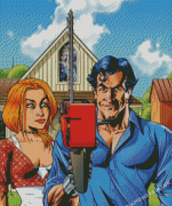 Army Of Darkness Characters Art Diamond Painting