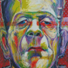 Colorful Abstract Frankenstein Diamond Painting