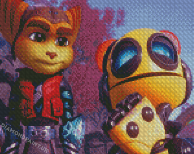 Cool Ratchet And Clank Diamond Painting