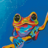 Cute Colorful Frog Diamond Painting