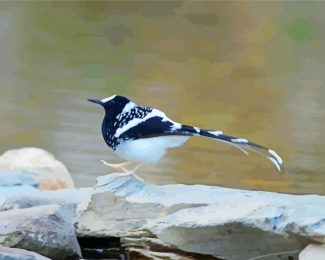 Lonely Forktail Diamond Painting