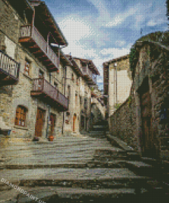 Old Street Of Rupit Diamond Painting