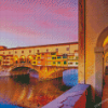 Ponte Vecchio Bridge Florence Italy Diamond Painting