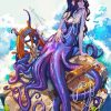 Queen Octopus Lady Diamond Painting