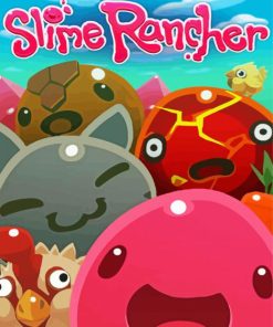 Slime Aancher Game Poster Diamond Painting