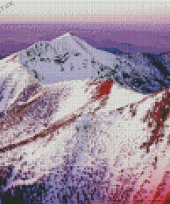 Snowy San Francisco Mountain Diamond Painting