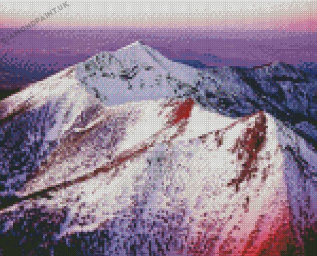 Snowy San Francisco Mountain Diamond Painting