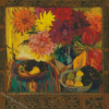 Still Life With Fuits And Dahlias By Irma Stern Diamond Painting