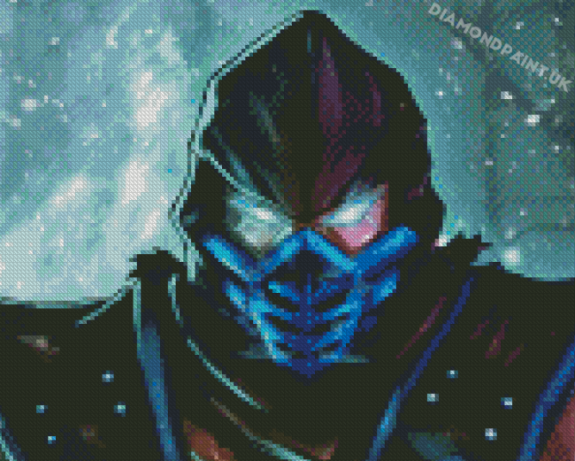 Sub Zero Mortal Kombat Diamond Painting