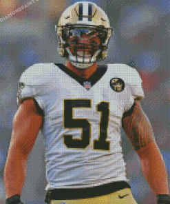 The American Footballer Manti Te'o Diamond Painting