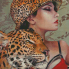 Tiger Lady By Brian Viveros Diamond Painting