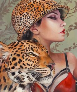 Tiger Lady By Brian Viveros Diamond Painting