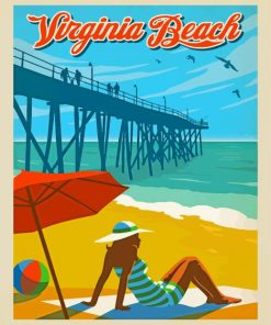 Virginia Beach Poster Diamond Painting