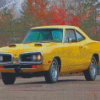 Yellow Dodge Super Bee Diamond Painting