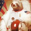 Astronaut Sloth In Suit Diamond Painting