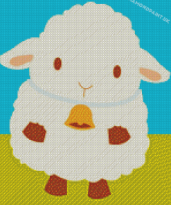 Baby Cute Lamb Diamond Painting