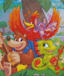 Banjo Kazooie And Yooka Laylee Diamond Painting